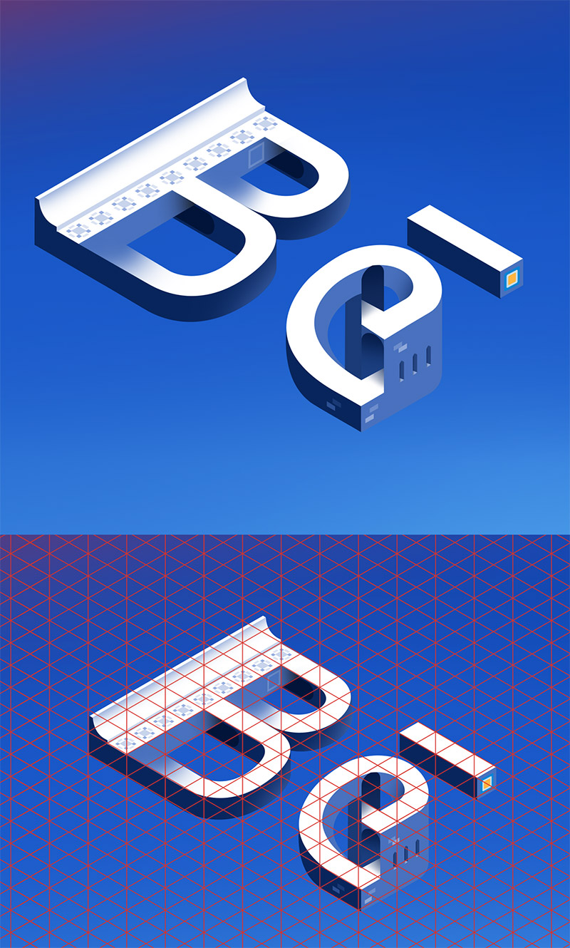 Brands valley, amr zakaria, isometric, behance