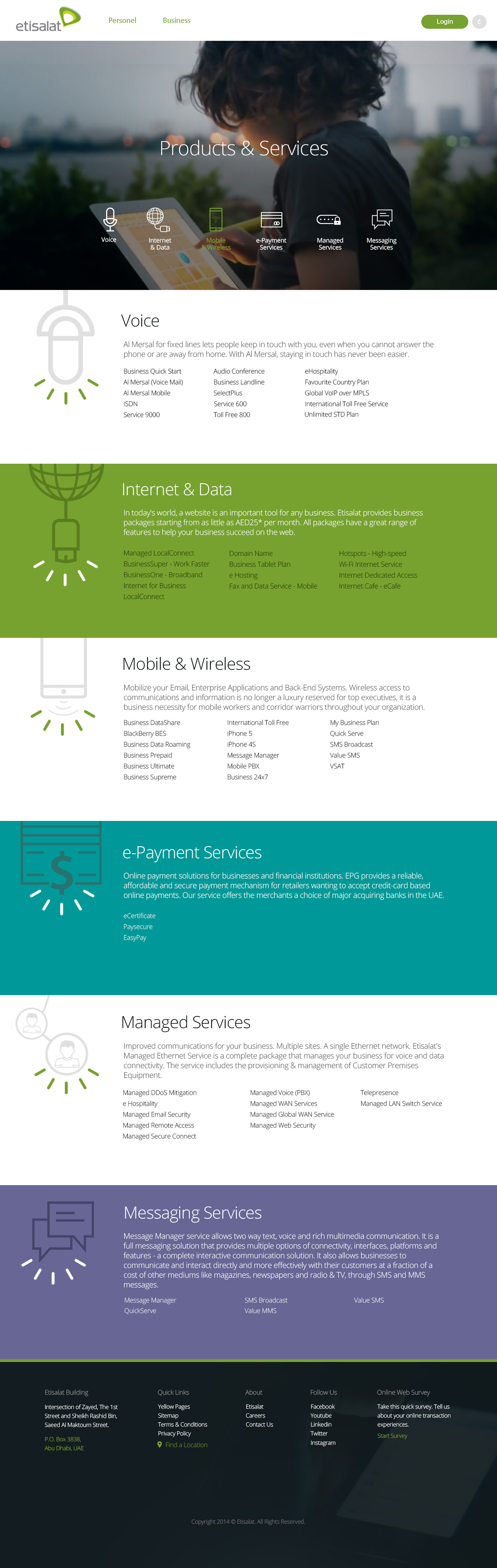 amr zakaria, etisalat uae redesign