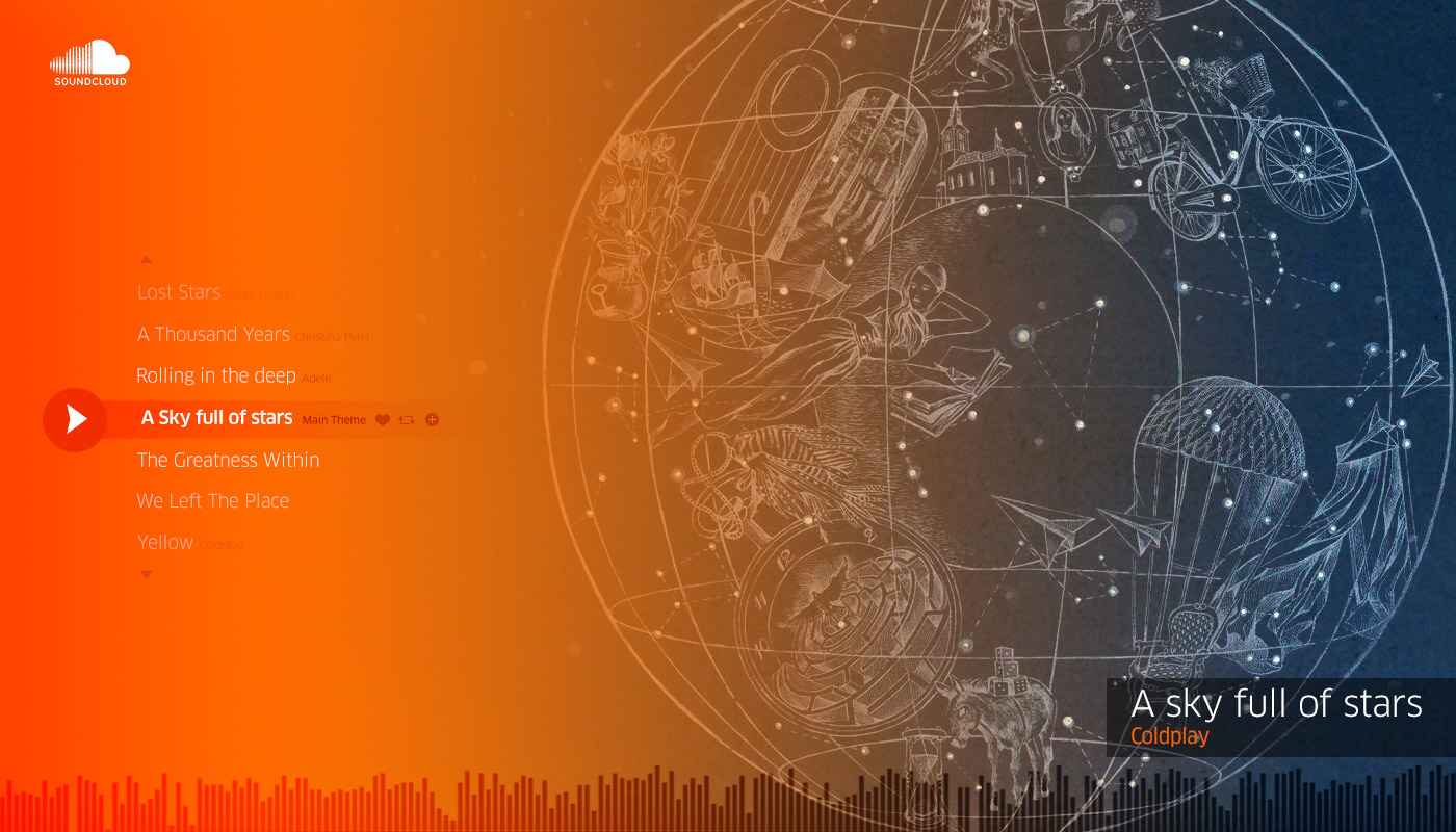 soundcloud redesign, simler soundcloud